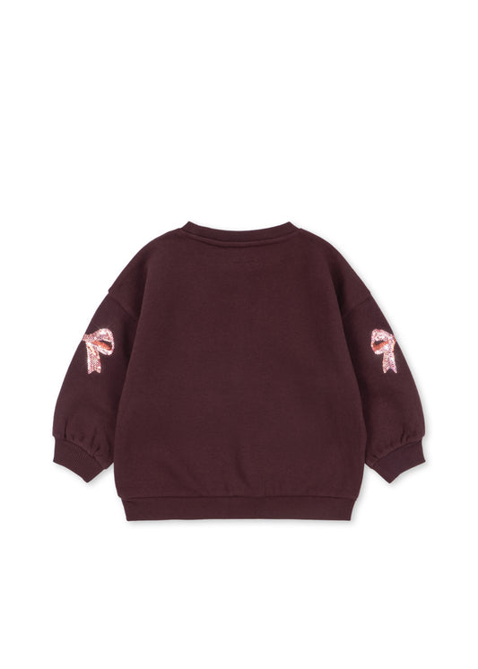 Sweatshirt Bow Lou "DECADENT CHOCOLATE"