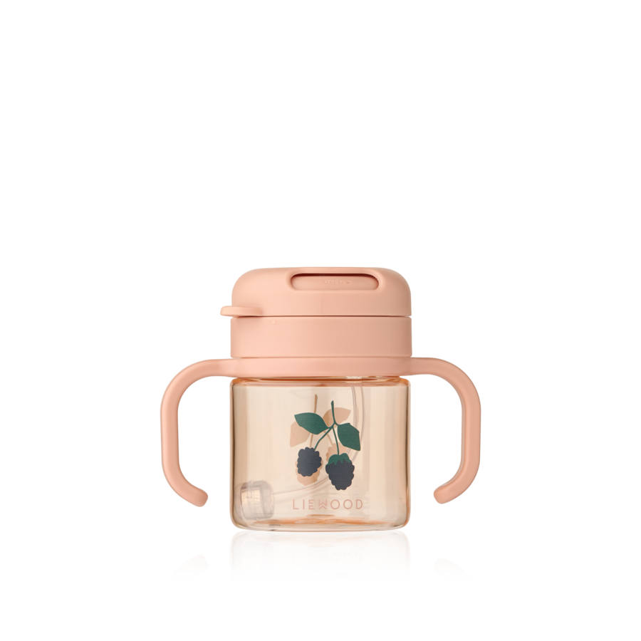 Trinkbecher mit Strohhalm "Kai"