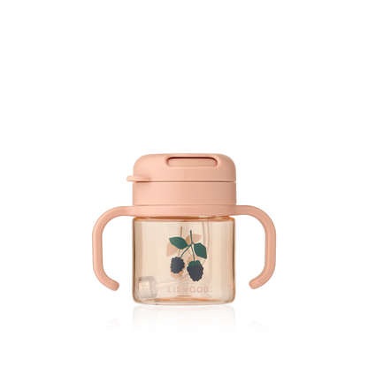 Trinkbecher mit Strohhalm "Kai"