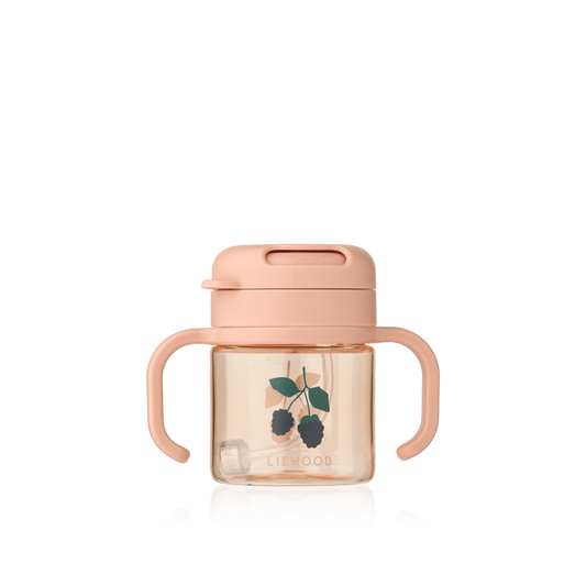 Trinkbecher mit Strohhalm "Kai"