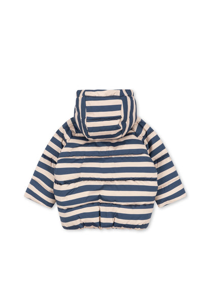 Winterjacke Nuka "Bleu Noir Stripe"