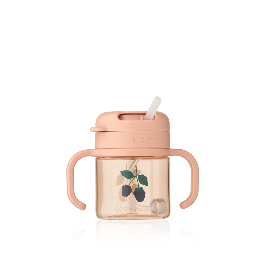 Trinkbecher mit Strohhalm "Kai"