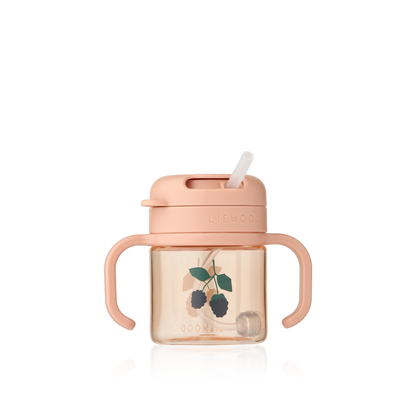 Trinkbecher mit Strohhalm "Kai"