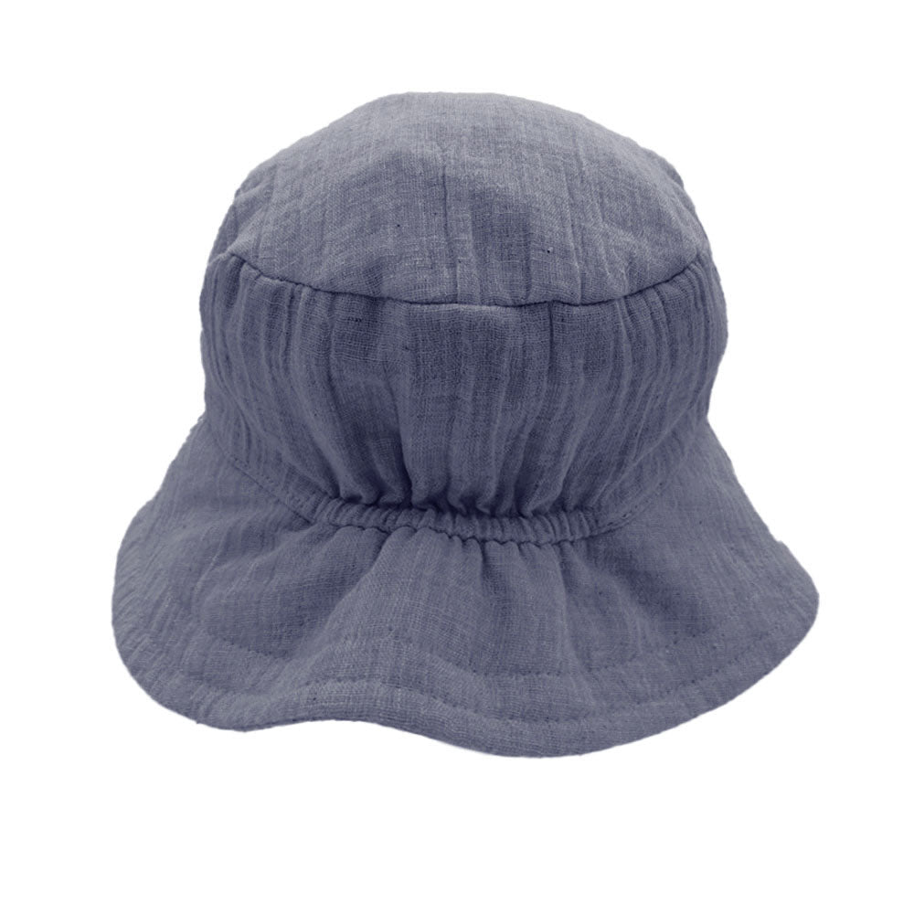 Musselin Sonnenhut mit UV-Schutz 50