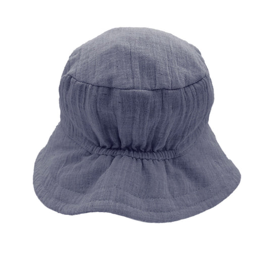 Musselin Sonnenhut mit UV-Schutz 50