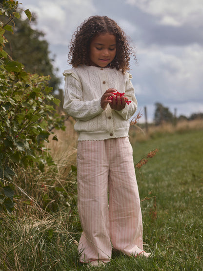 Strickjacke Fjela "Coconut Milk"