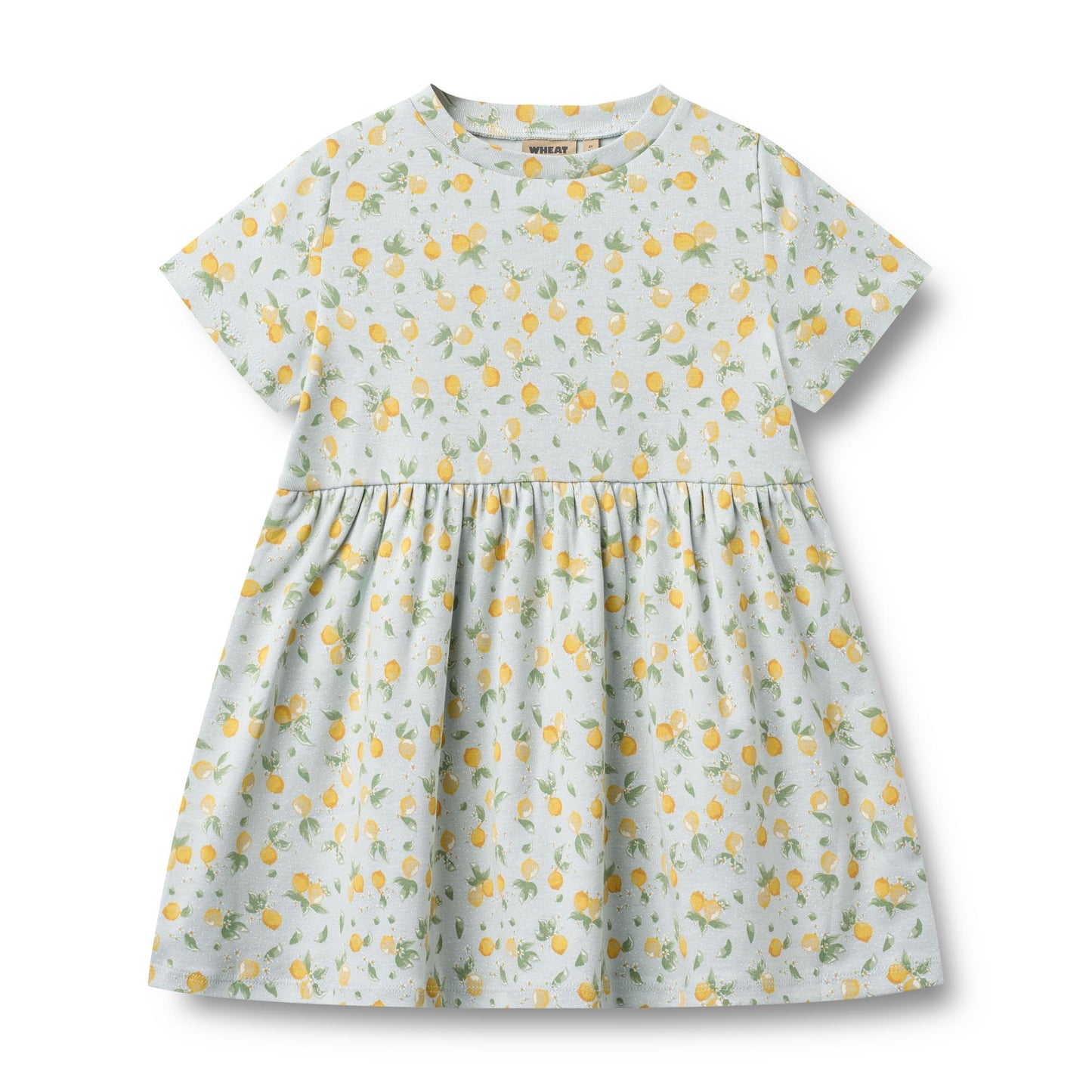 Jersey Kleid Anna "Summer Blue Citrus"