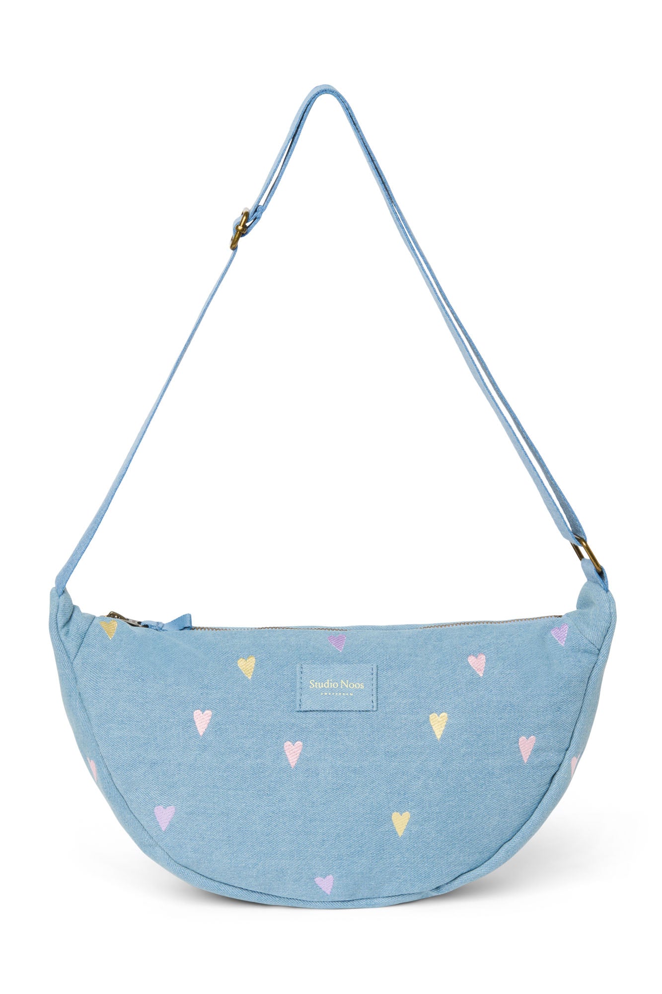 Fanny Pack "Light Blue Hearts Denim"