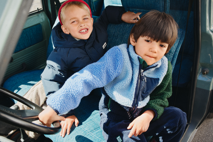 Teddy Jacke Nolan "Navy Multi Mix"