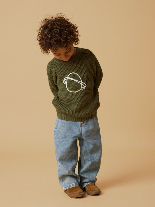 Strickpullover Emlen "Winter Moss"