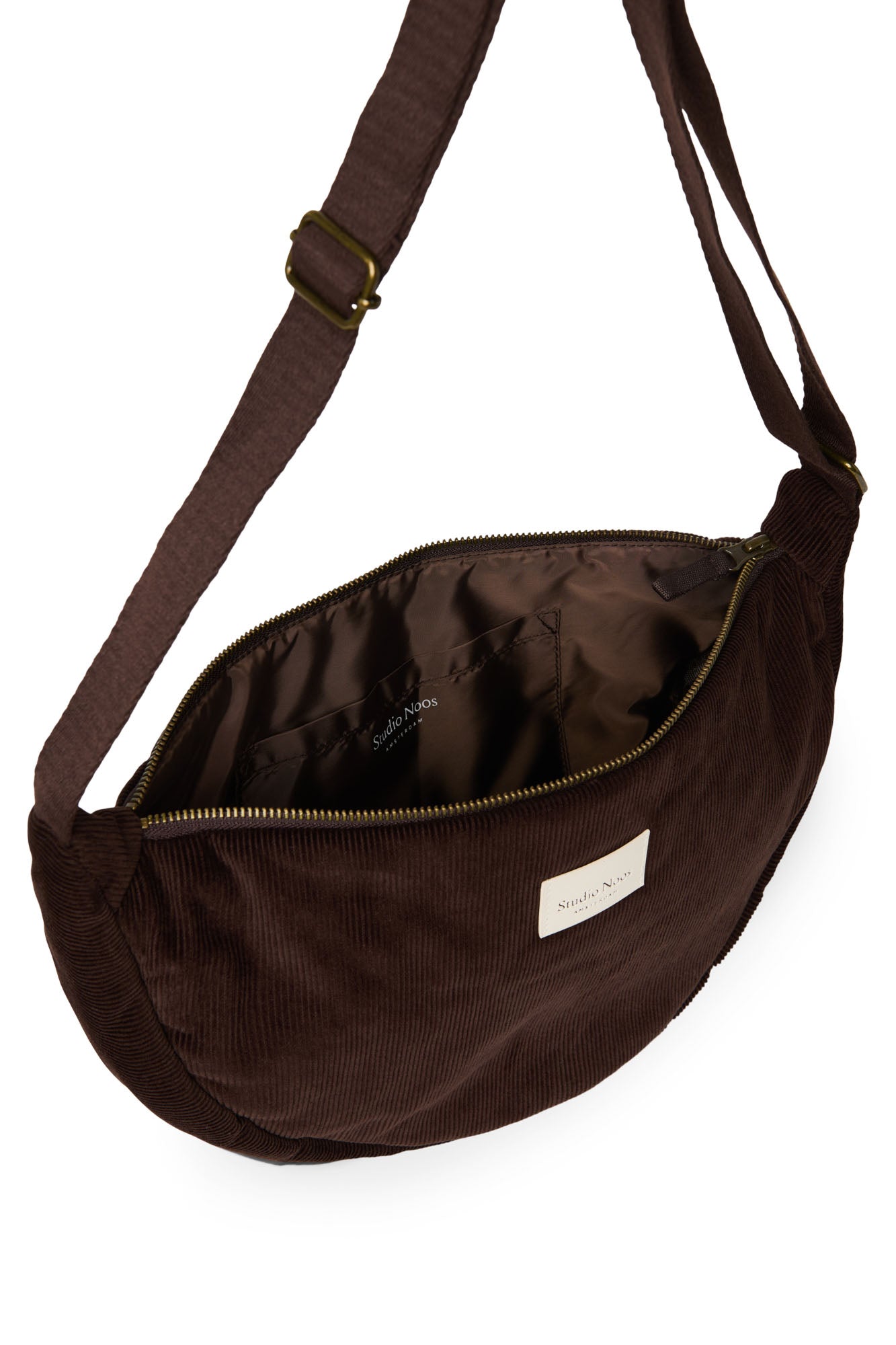 Fannypack "Dark Brown Rib Puffy"