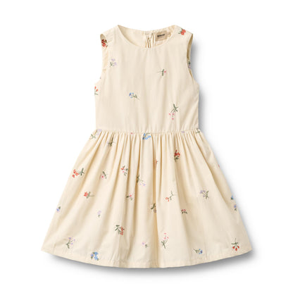 Kleid Thelma "Ivory Embroidery Flowers"