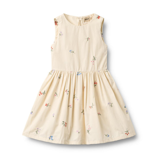 Kleid Thelma "Ivory Embroidery Flowers"