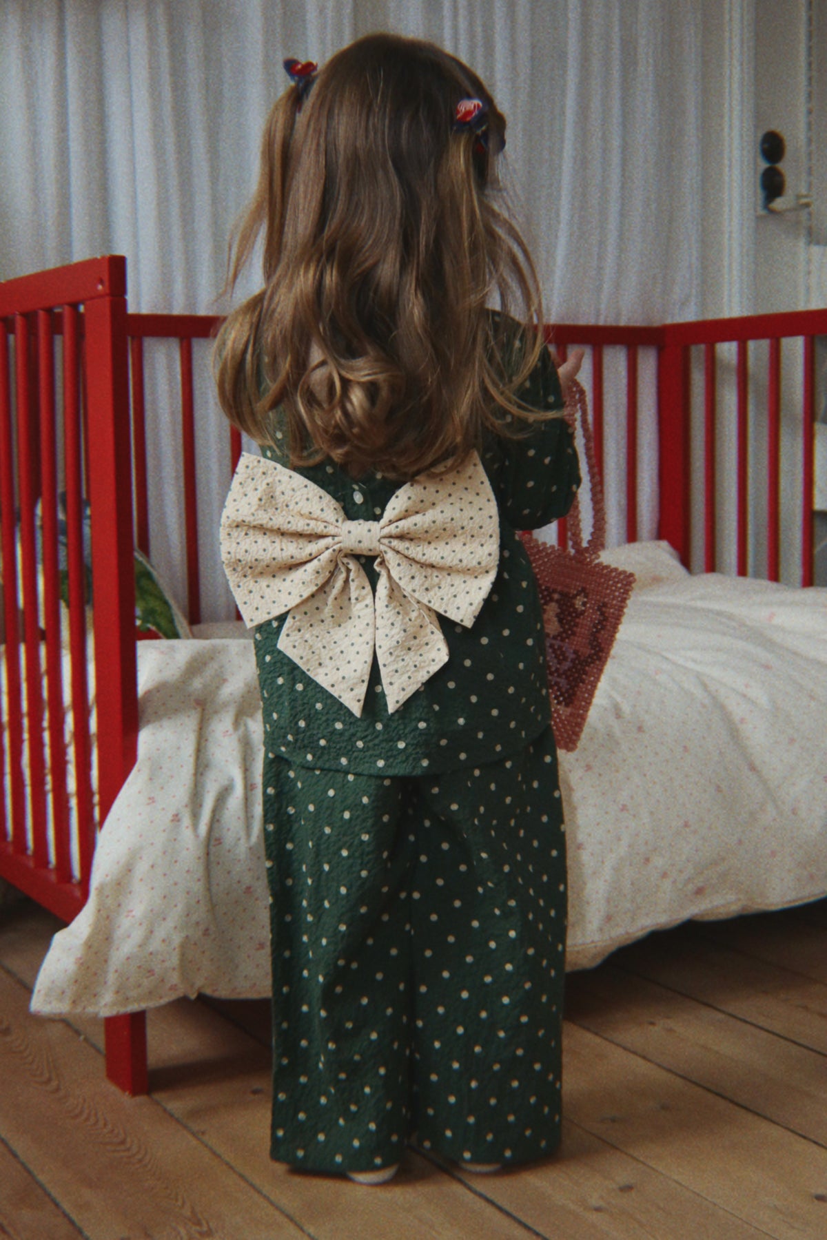 Bluse Elin Bow "Dot Marseille"
