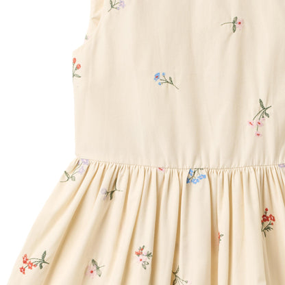 Kleid Thelma "Ivory Embroidery Flowers"