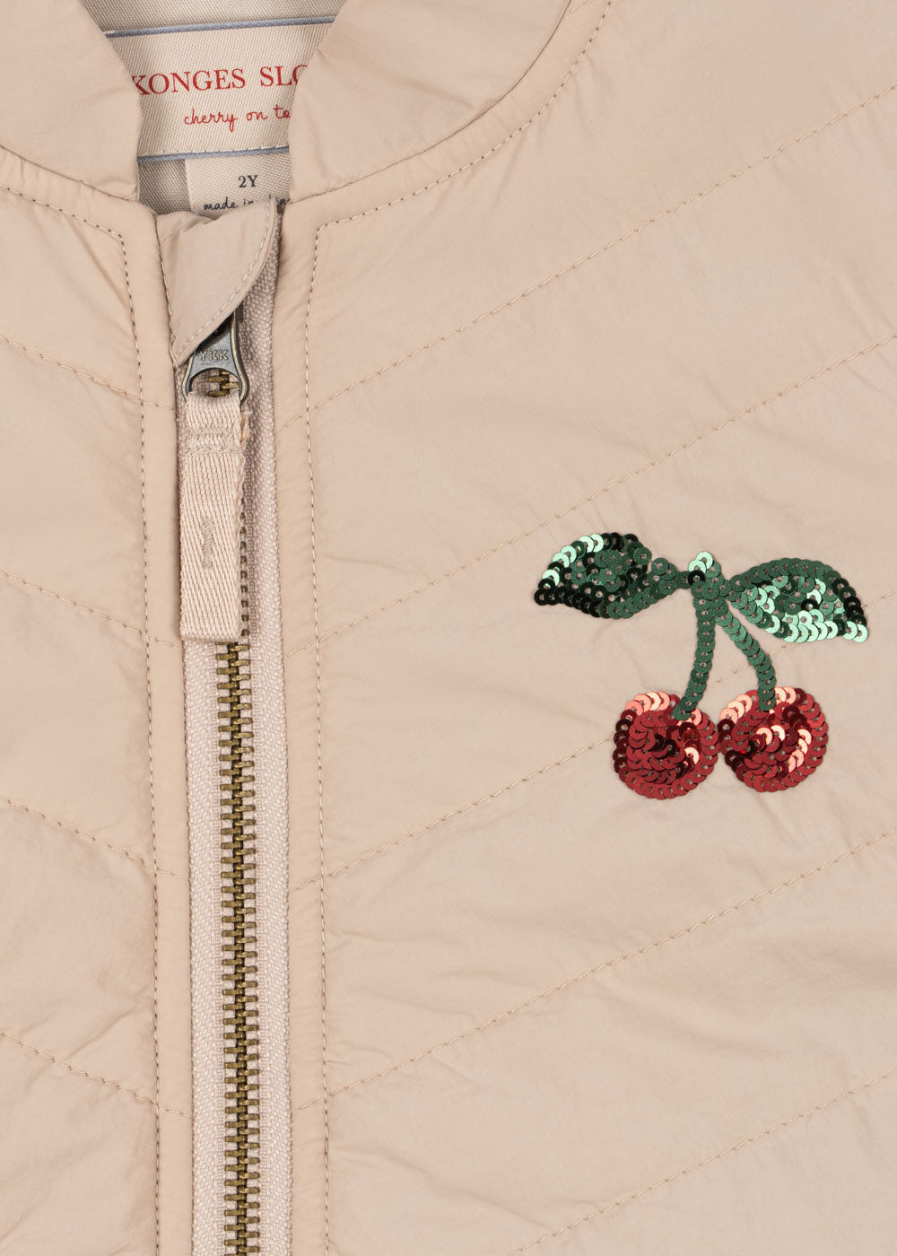 Juna Sequin Bomber Jacke "Smoke Gray"