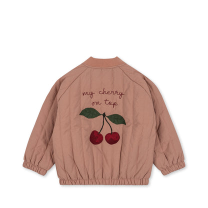 Juno Frill Bomber Jacke "Cameo Brown"