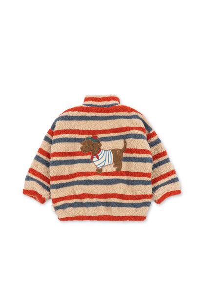 Teddyjacke Jody "Tangerine Stripe"