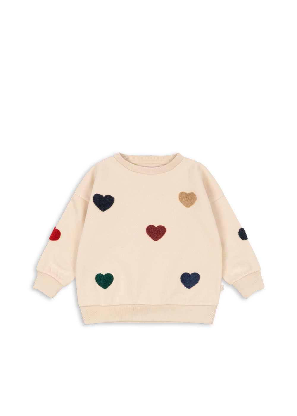 Swearshirt Lou Terry "Bon Coeur Coloré"