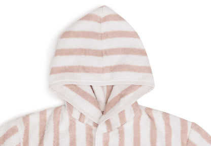 Bademantel 3-4 Jahre Stripe Terry "Wild Rose"