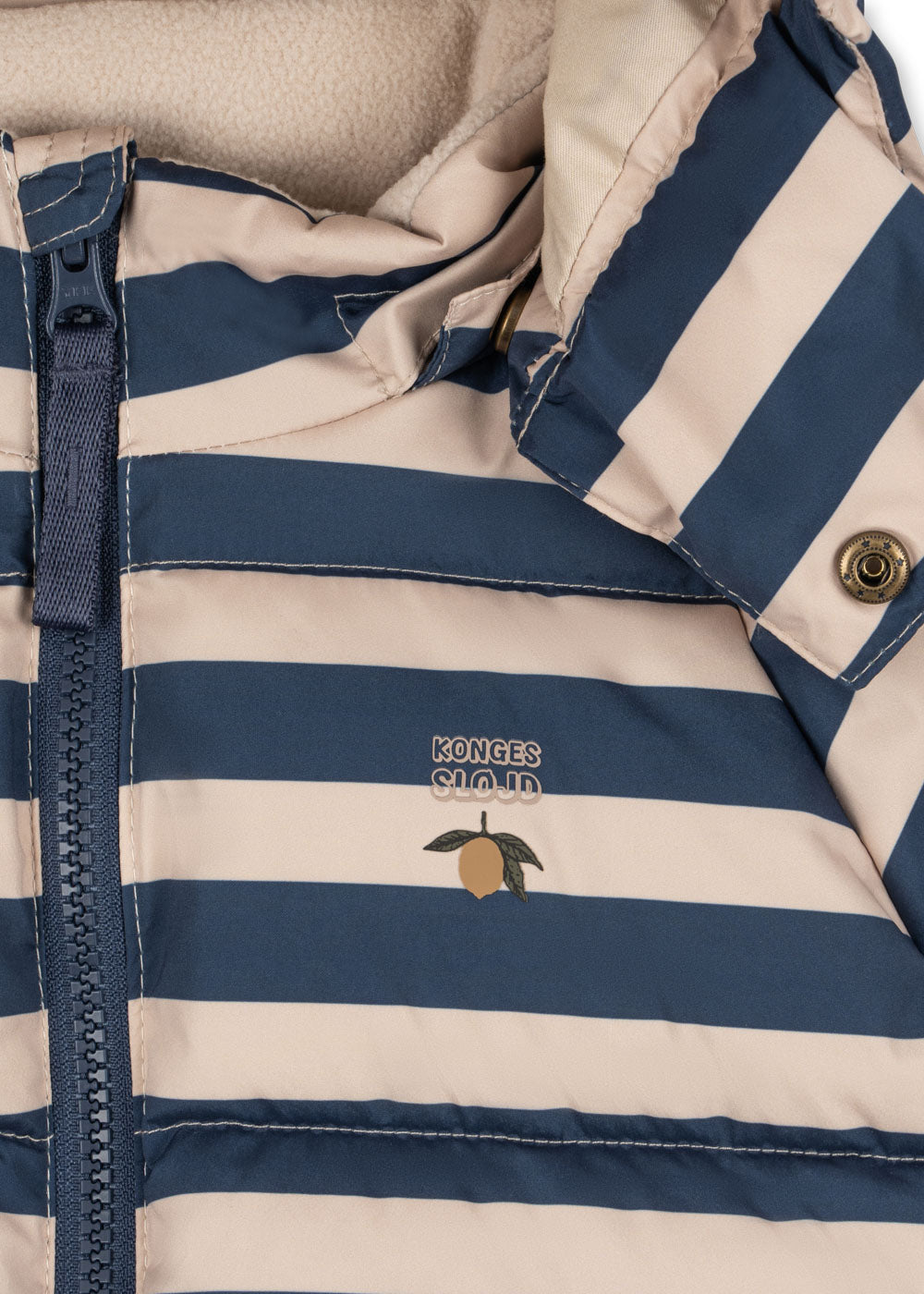 Winterjacke Nuka "Bleu Noir Stripe"