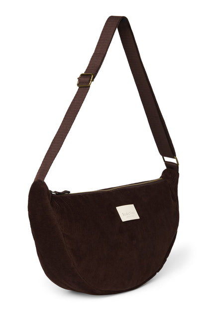 Fannypack "Dark Brown Rib Puffy"