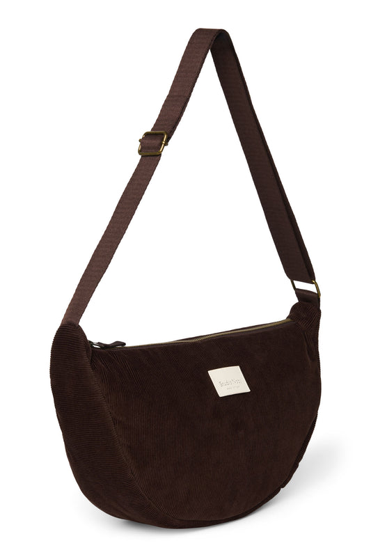 Fannypack "Dark Brown Rib Puffy"