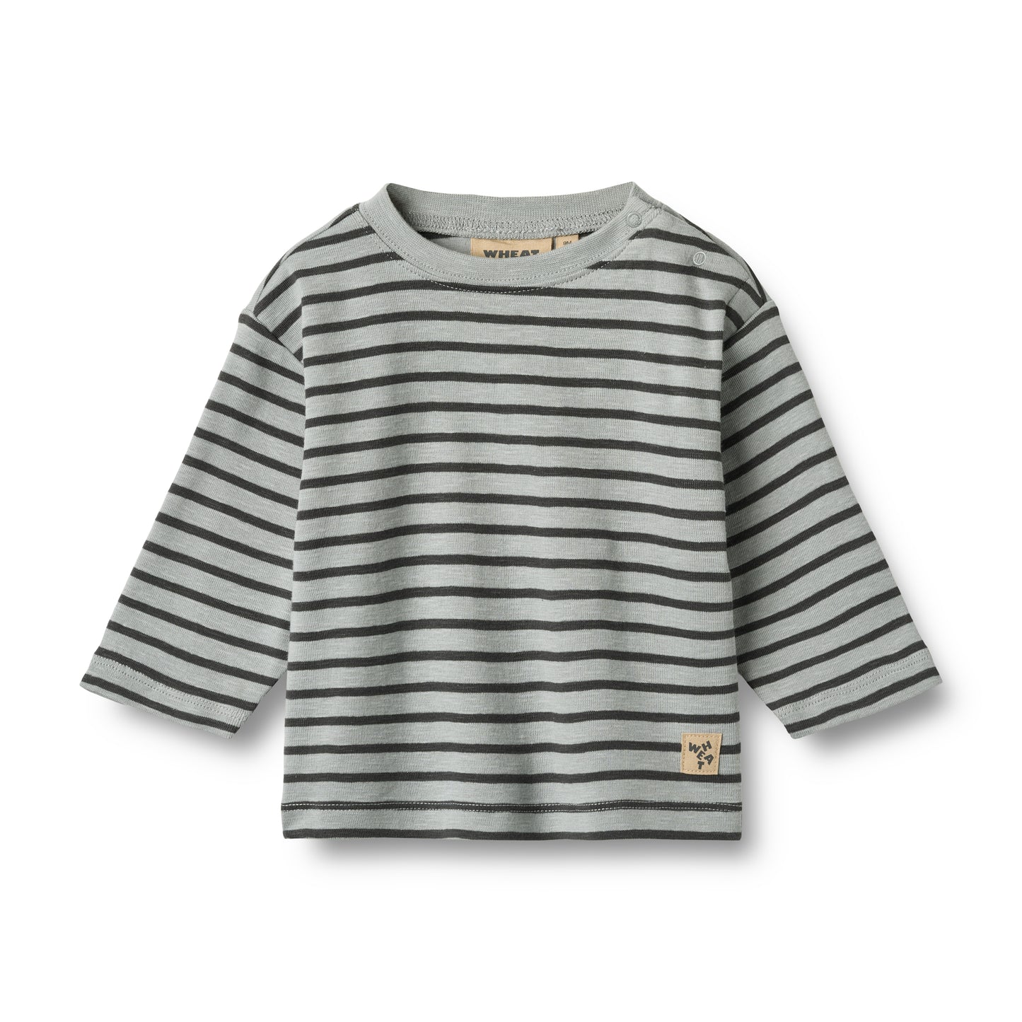 Langarmshirt Dallas "Soft Blue Stripe" Größe 62