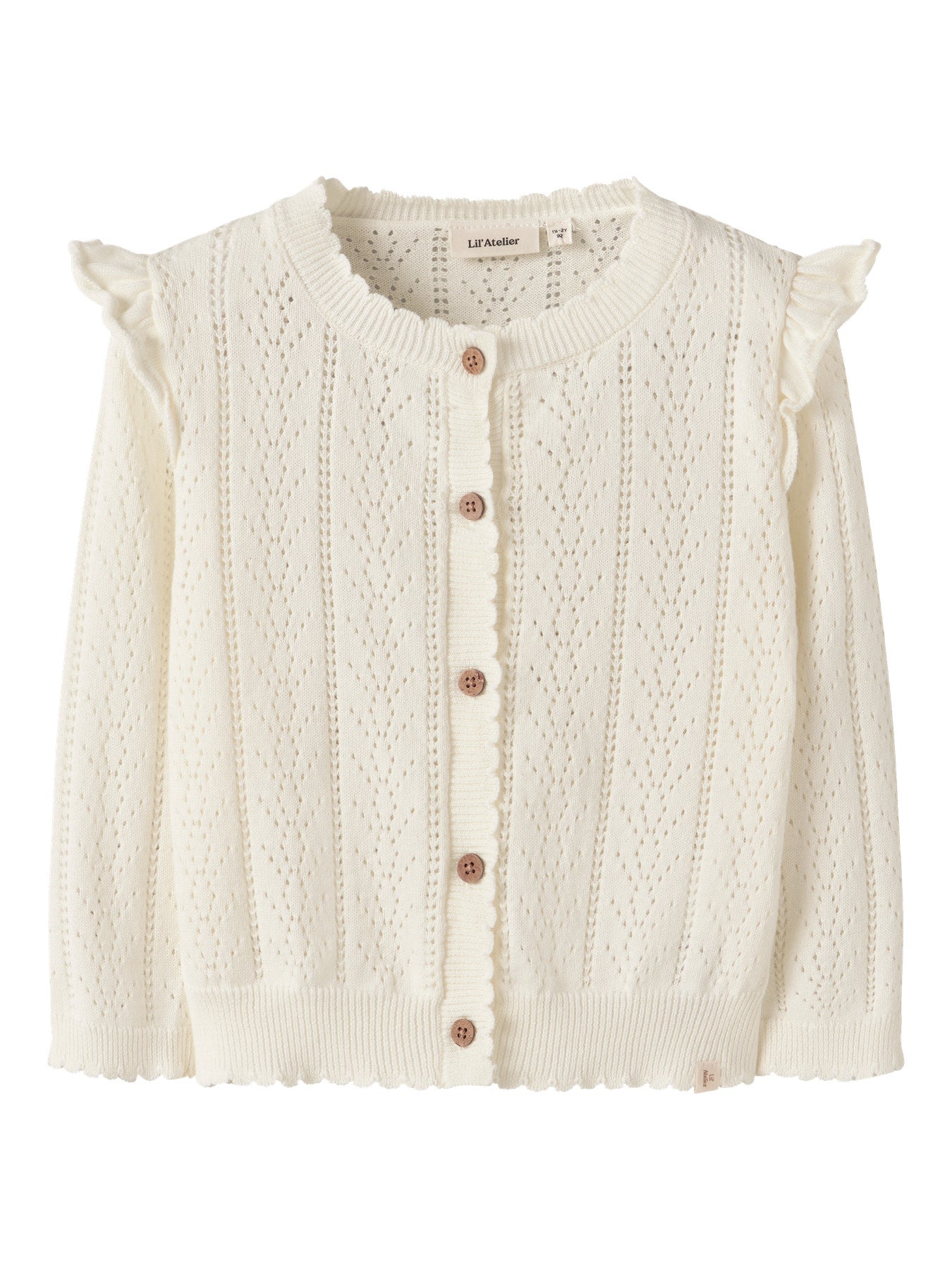 Strickjacke Fjela "Coconut Milk"