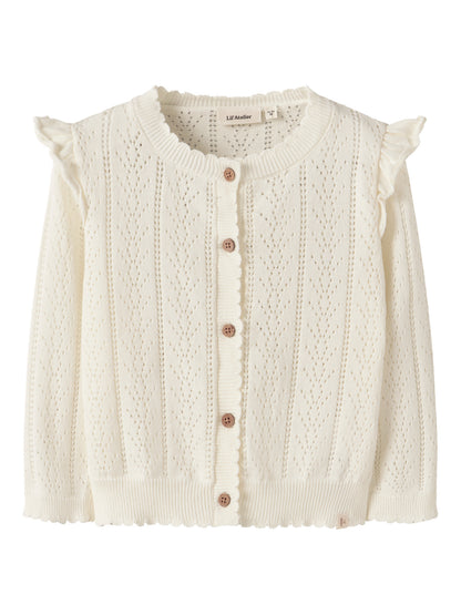 Strickjacke Fjela "Coconut Milk"