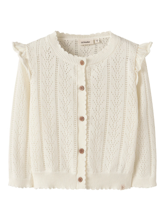 Strickjacke Fjela "Coconut Milk"
