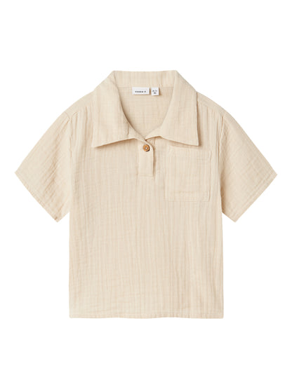 Musselin Shirt "Peyote"