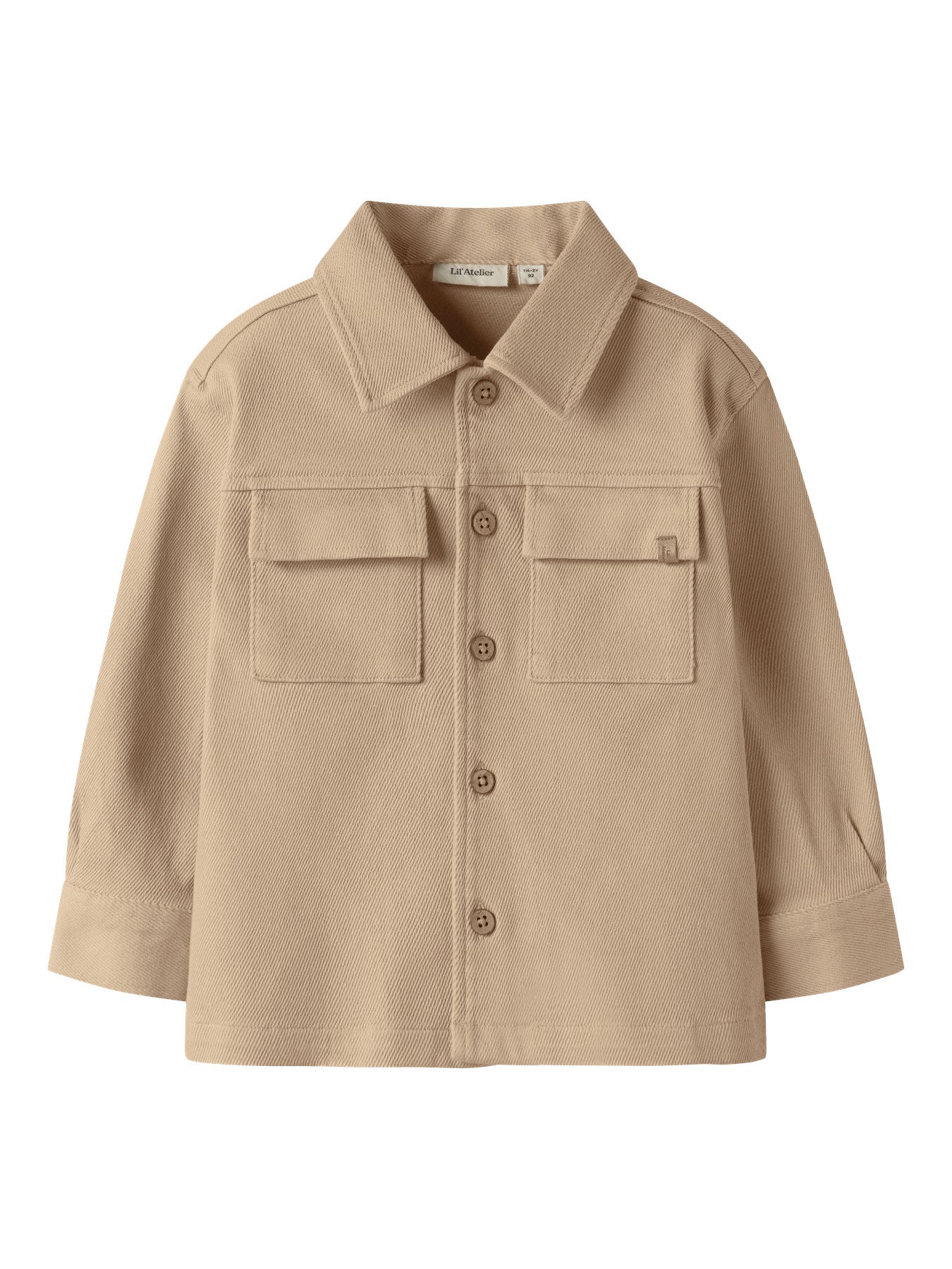 Loose Twill Overshirt Taru "Irish Cream"