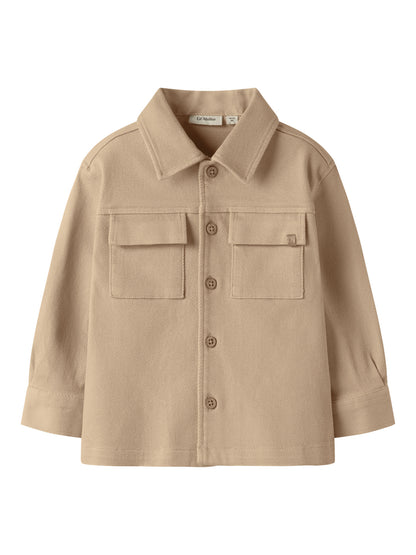 Loose Twill Overshirt Taru "Irish Cream"