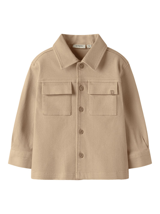 Loose Twill Overshirt Taru "Irish Cream"