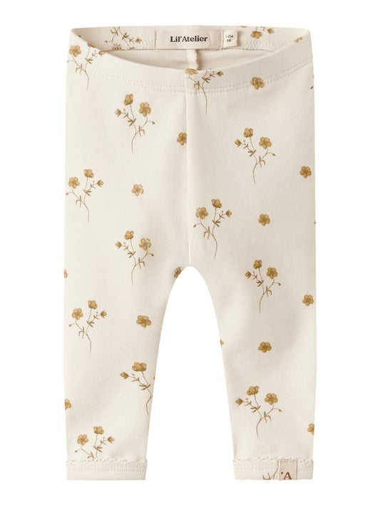 Slim Leggings Layo "Flower Yellow"