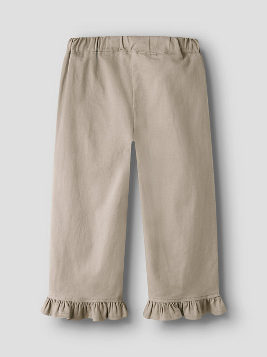 Wide Twill Pant Doreen "Oxford Tan"