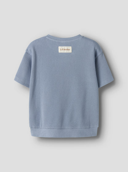 Loose T-Shirt Harun "Dusty Blue"