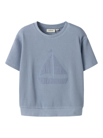 Loose T-Shirt Harun "Dusty Blue"