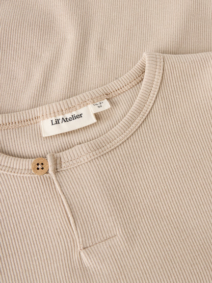 Langarmshirt Lago "Oxford Tan"