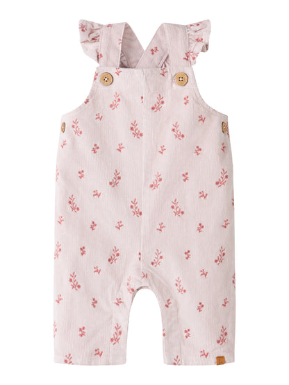 Latzhose Cord Nelly "Hushed Violet/Flower"