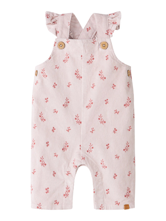 Latzhose Cord Nelly "Hushed Violet/Flower"