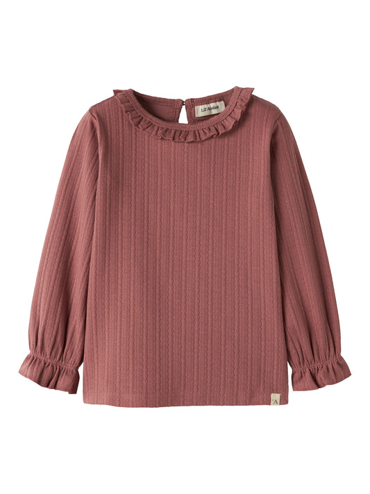 Langarmshirt Onela "Withered Rose"