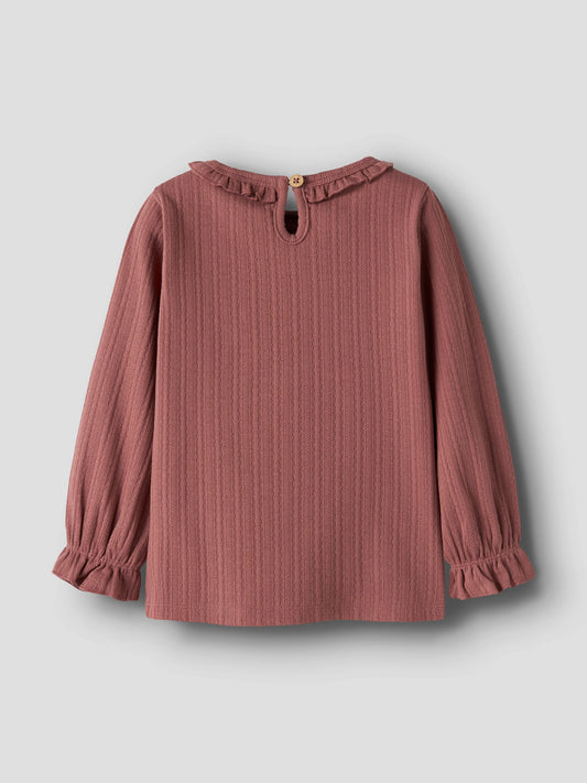 Langarmshirt Onela "Withered Rose"