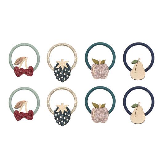 Mini Haargummis "Winter Fruits"