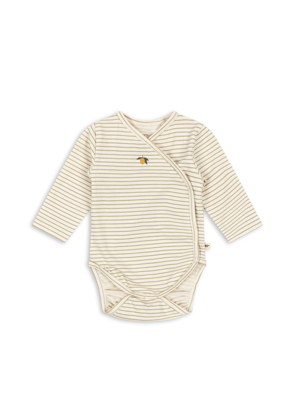 Newborn Wickelbody "Tea Stripe"