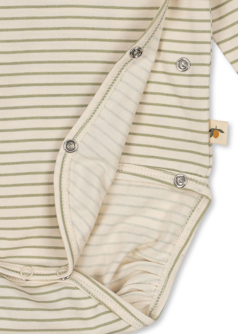 Newborn Wickelbody "Tea Stripe"