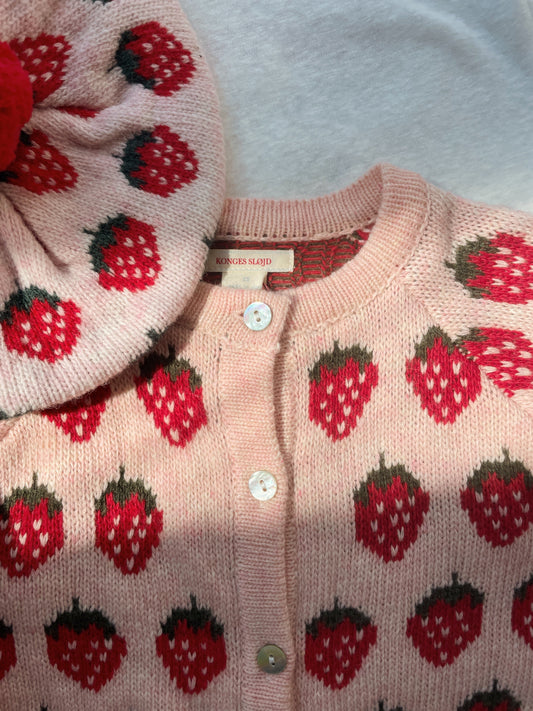 Strickjacke Belou "Strawberry"