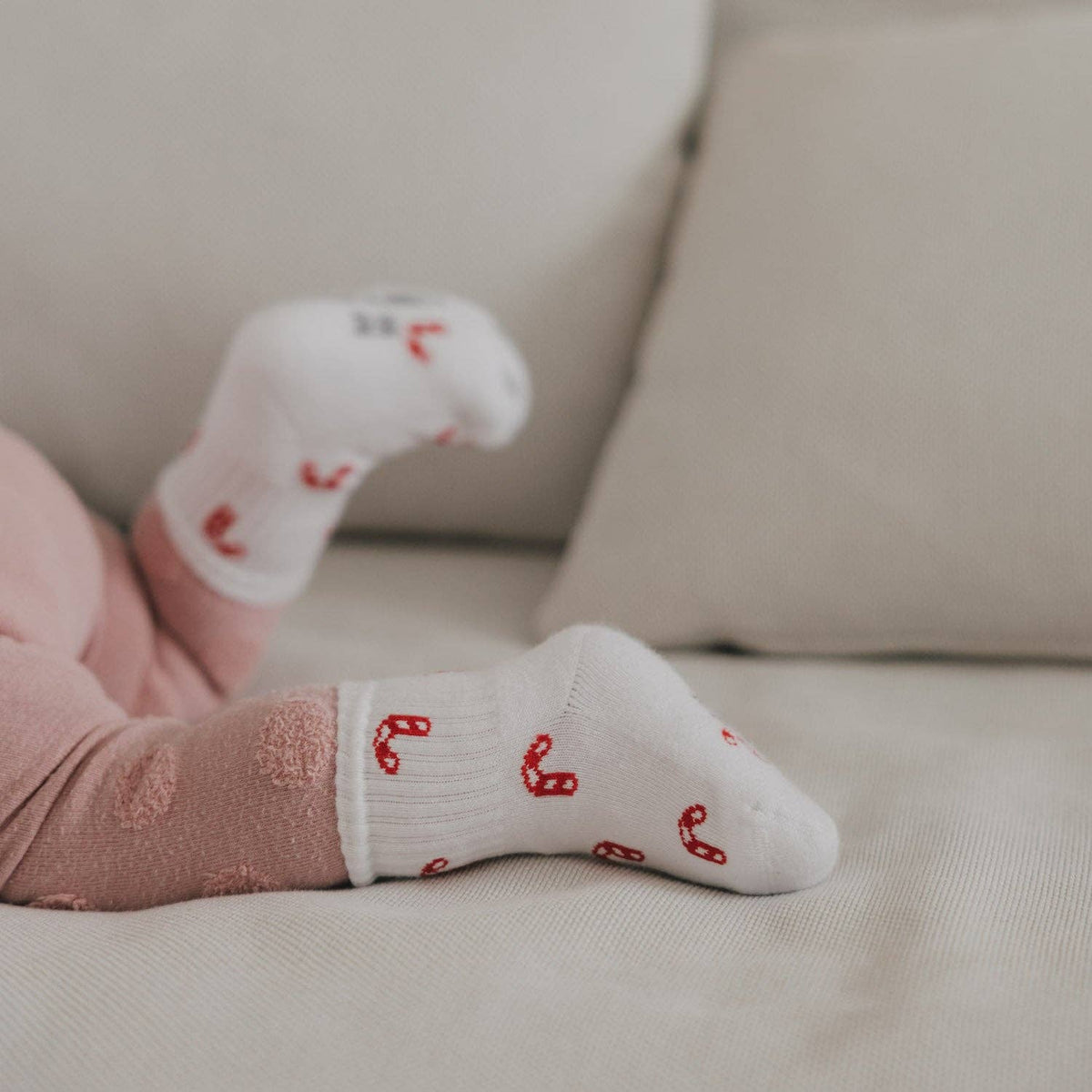 Babysocken Allover Zuckerstangen 16-18