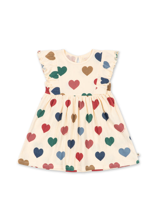 Kleid Chleo "Bon Coeur coloré"